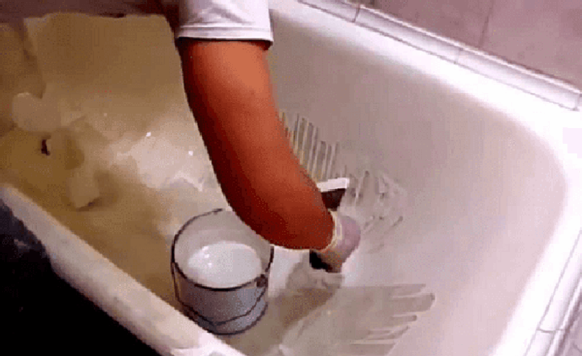 Восстановление чугунной ванны своими руками
